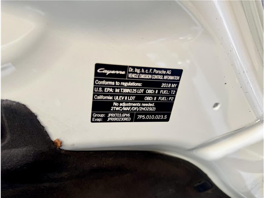 2018 Porsche Cayenne Sport Utility 4D