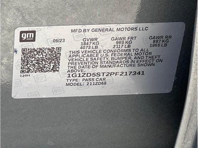 2023 Chevrolet Malibu 1LT Sedan 4D