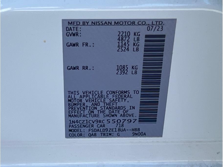 2024 Nissan LEAF SV PLUS Hatchback 4D