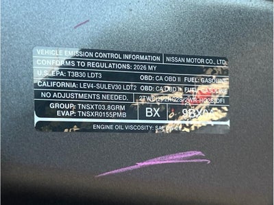 2026 Nissan Frontier Crew Cab PRO-4X Pickup 4D 6 ft