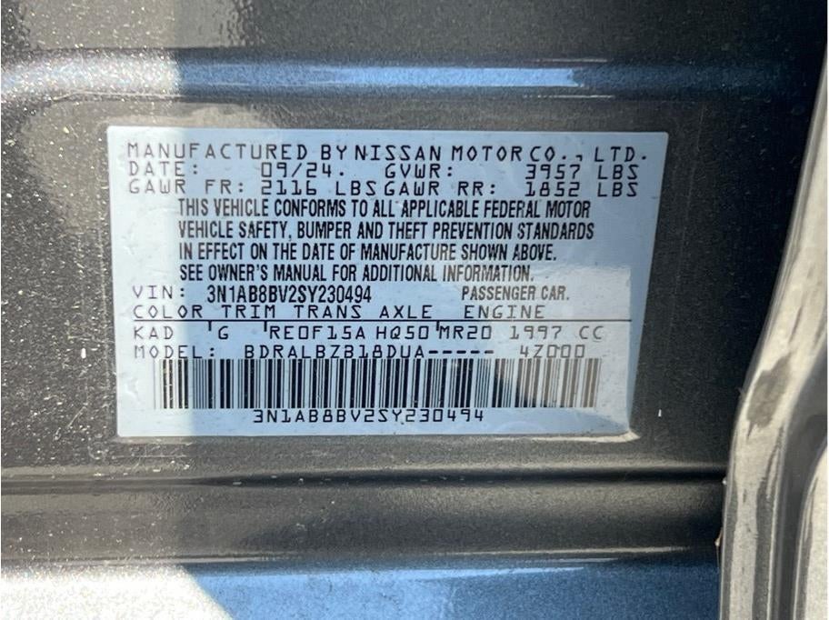 2025 Nissan Sentra S Sedan 4D