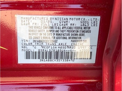 2025 Nissan Sentra SV