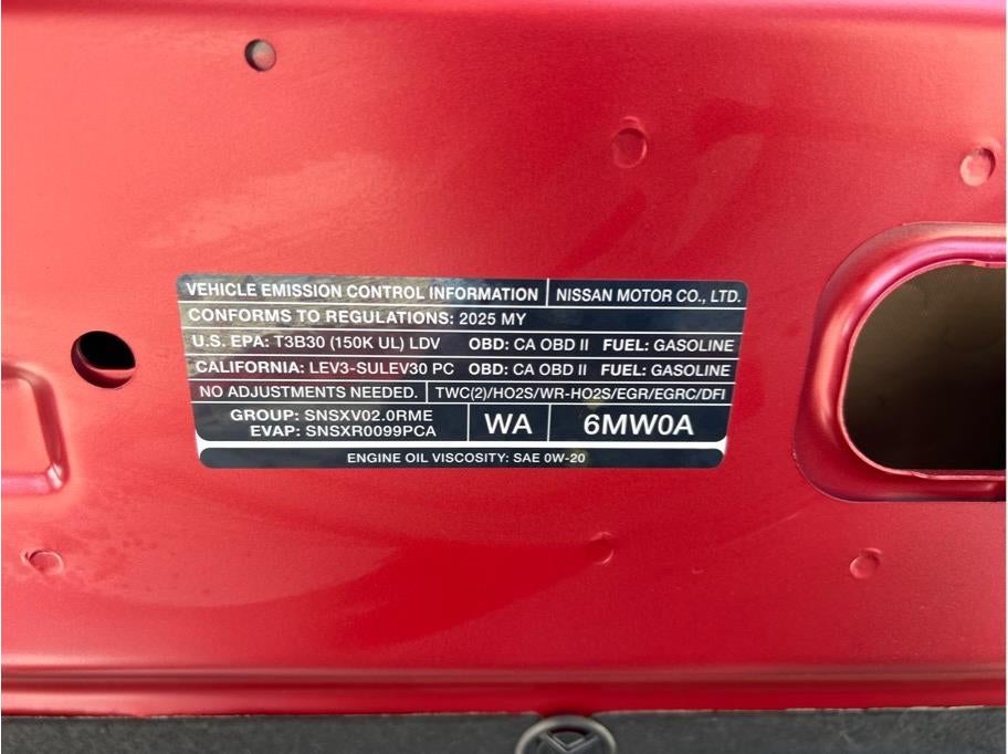 2025 Nissan Sentra SV