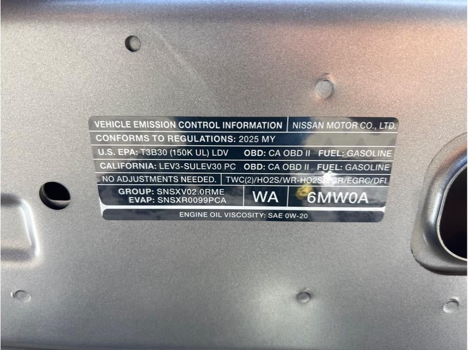 2025 Nissan Sentra SV