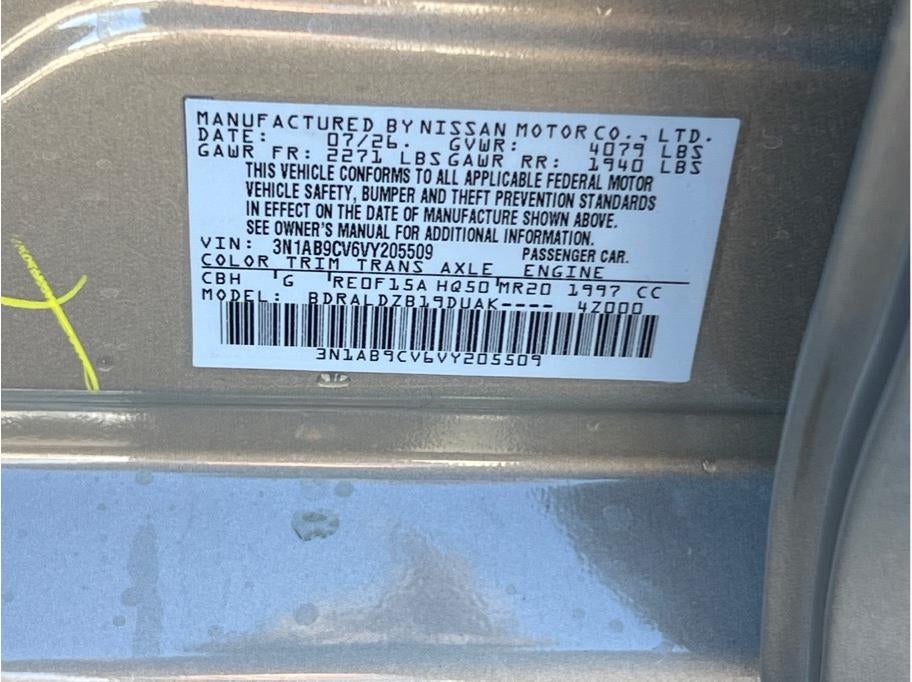 2027 Nissan Sentra SV