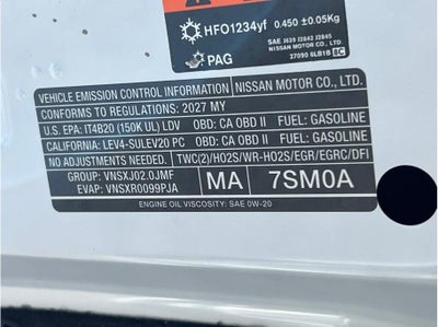 2027 Nissan Sentra SR