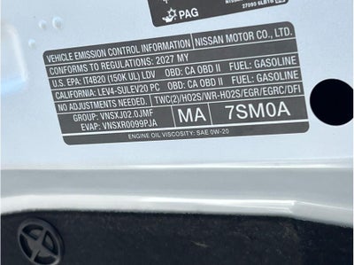 2027 Nissan Sentra SR