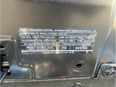 2025 Nissan Versa SV