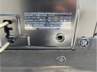 2025 Nissan Versa SV Sedan 4D