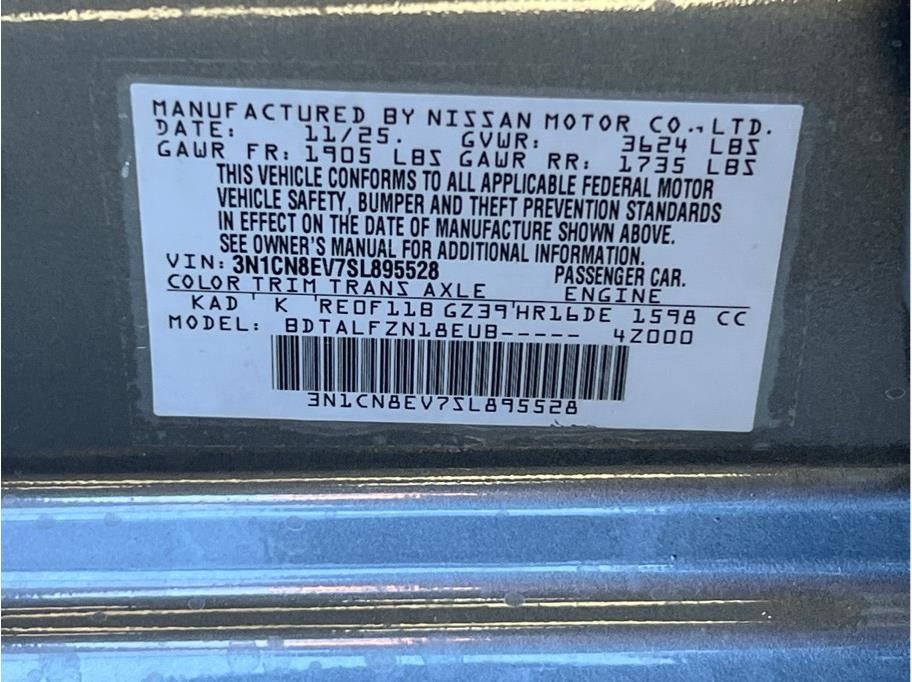 2025 Nissan Versa SV