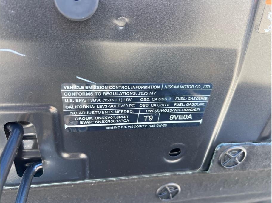 2025 Nissan Versa SV Sedan 4D