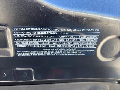 2026 Nissan Kicks SV Sport Utility 4D