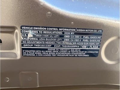 2026 Nissan Kicks SV Sport Utility 4D
