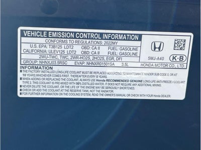 2022 Honda Ridgeline RTL-E Pickup 4D 5 ft