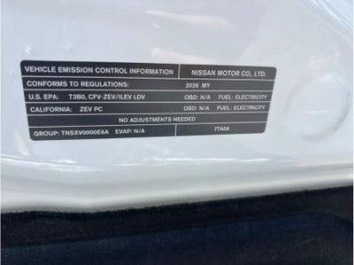 2026 Nissan LEAF S PLUS Hatchback 4D