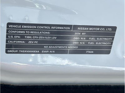 2026 Nissan Leaf S+