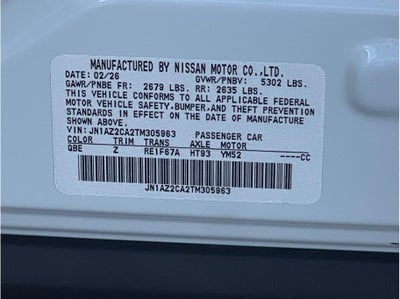 2026 Nissan Leaf SV+