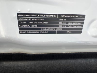 2026 Nissan LEAF SV PLUS Hatchback 4D