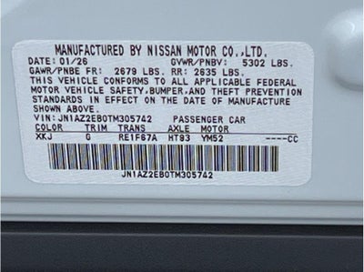 2026 Nissan Leaf Platinum+