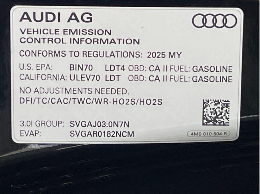 2025 Audi Q7 55 TFSI Premium Plus Sport Utility 4D