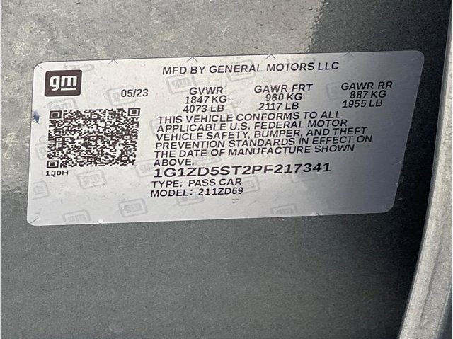 2023 Chevrolet Malibu 1LT Sedan 4D