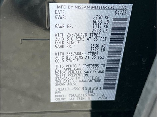 2025 INFINITI QX60 Luxe Black Edition