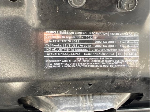 2022 Nissan Pathfinder SV Sport Utility 4D