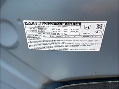 2019 Honda Civic Sport Hatchback 4D