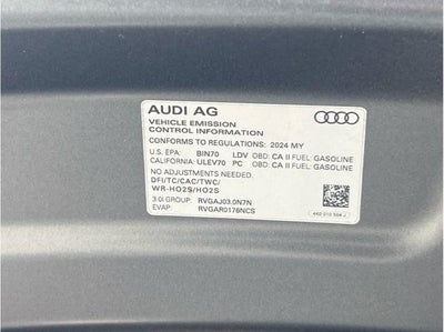 2024 Audi A6 55 TFSI Premium Plus Sedan 4D