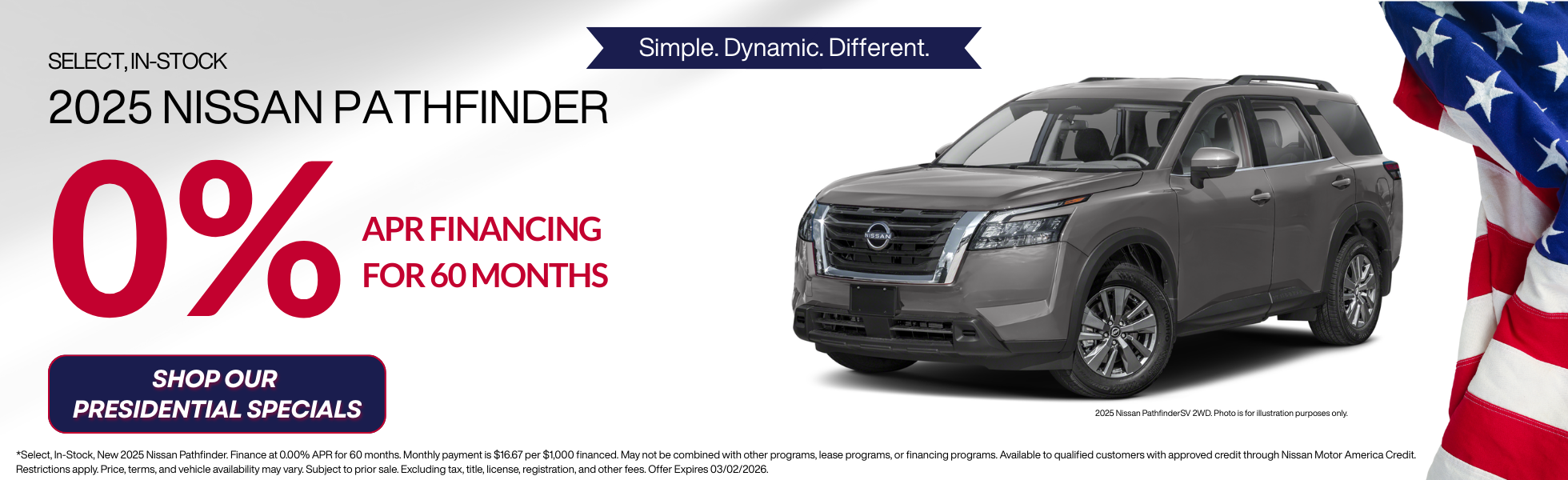 Presidents' Day Sales Event!