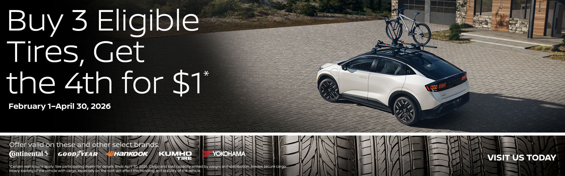 Tire Special at Redwood City Nissan! 