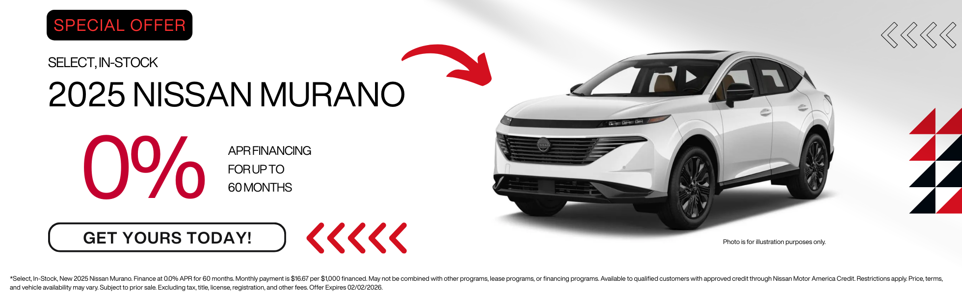 Get Your 2025 Nissan Murano at Redwood City Nissan!
