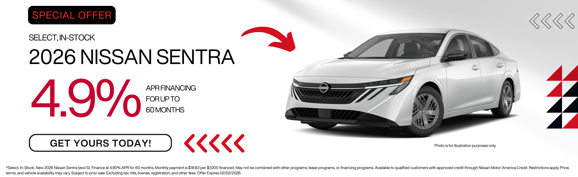 Get Your 2026 Nissan Sentra at Redwood City Nissan!